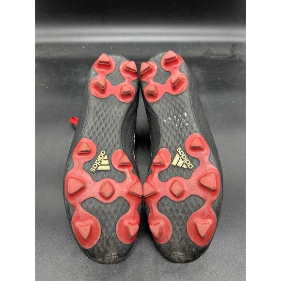 Adidas Goletto Black/red/ White Soccer Cleat Shoes Mens Size 7.5 Womens Size 9 - Picture 6 of 7